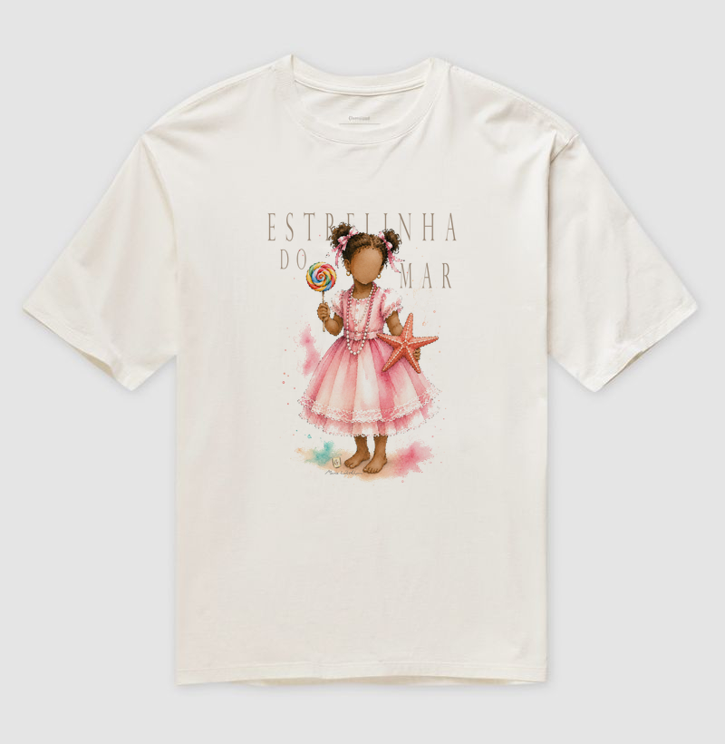 Estrelinha do Mar Maria Patuá - Camiseta Oversized
