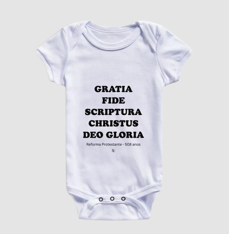 Gratia, Fide, Scriptura, Christus, Deo Gloria - Body Infantil