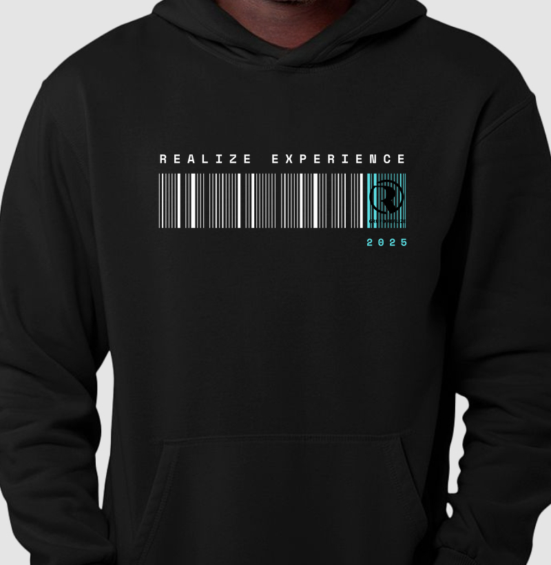 REALIZE EXPERIENCE – CÓDIGO AZ (Hoodie Moletom)