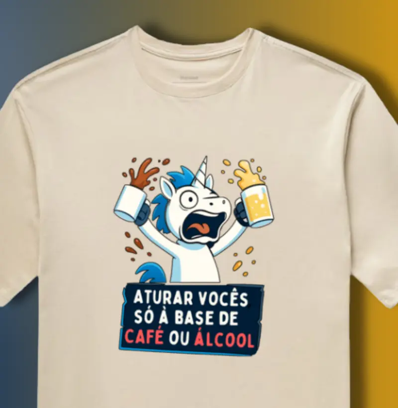 SÓ À BASE DE CAFÉ OU ÁLCOOL