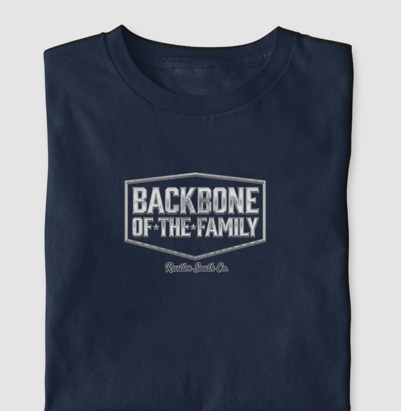 Camiseta Country Masculina Backbone of the Family Rustler South Co.