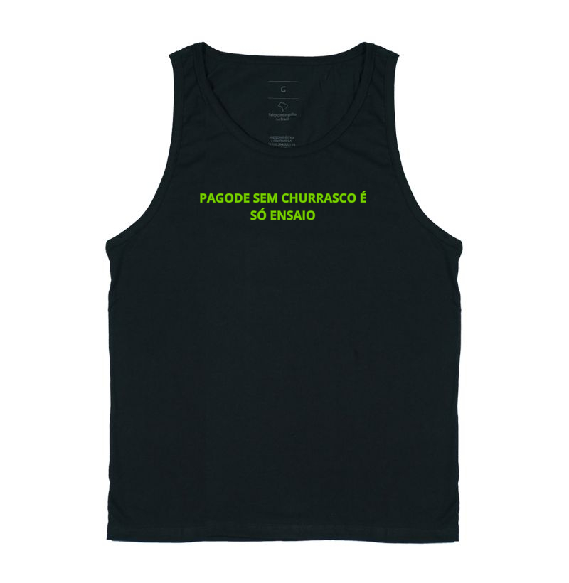 camiseta pagode sem churrasco é só ensaio