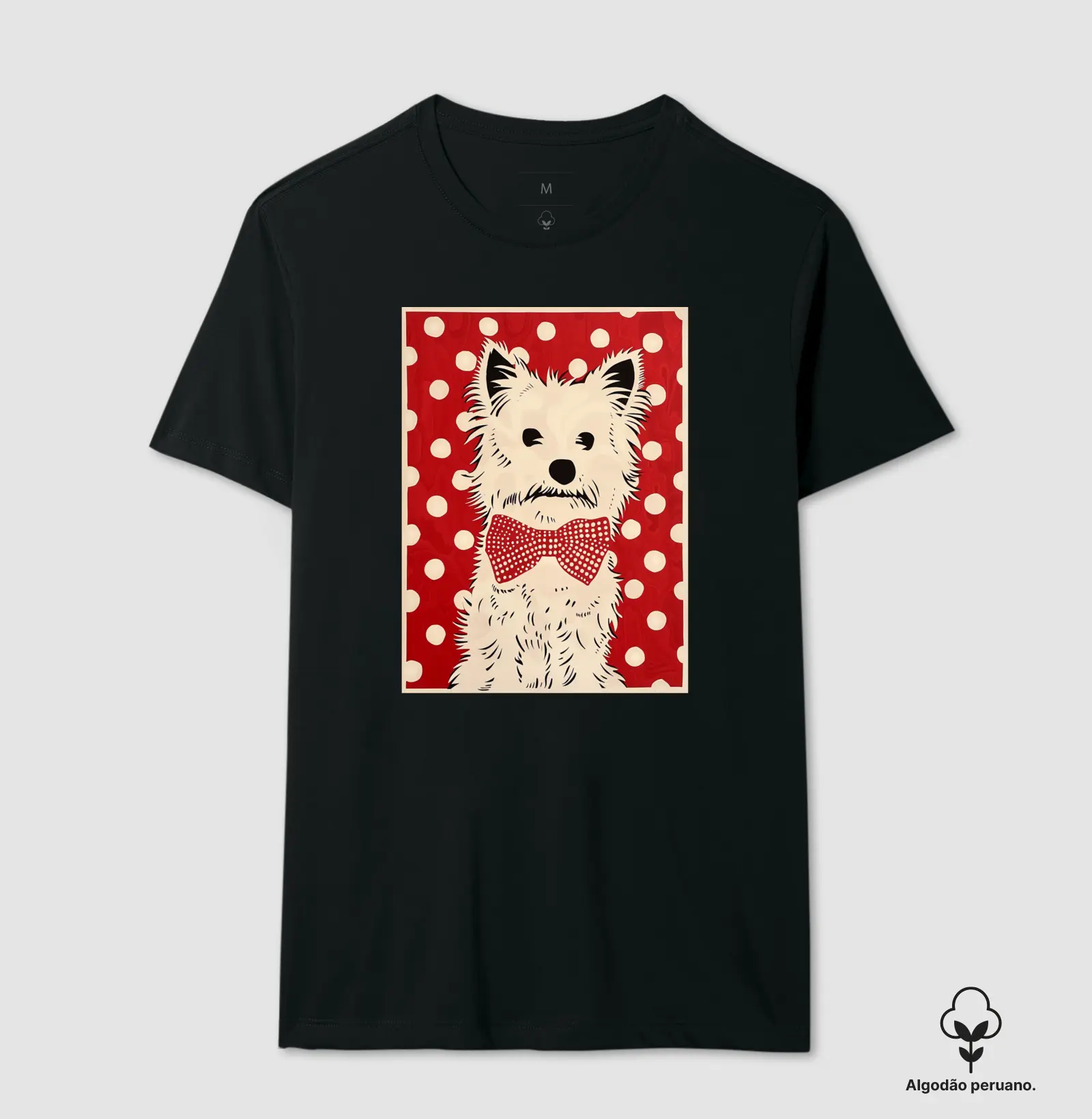 Polka Dot Tie Westie Premium