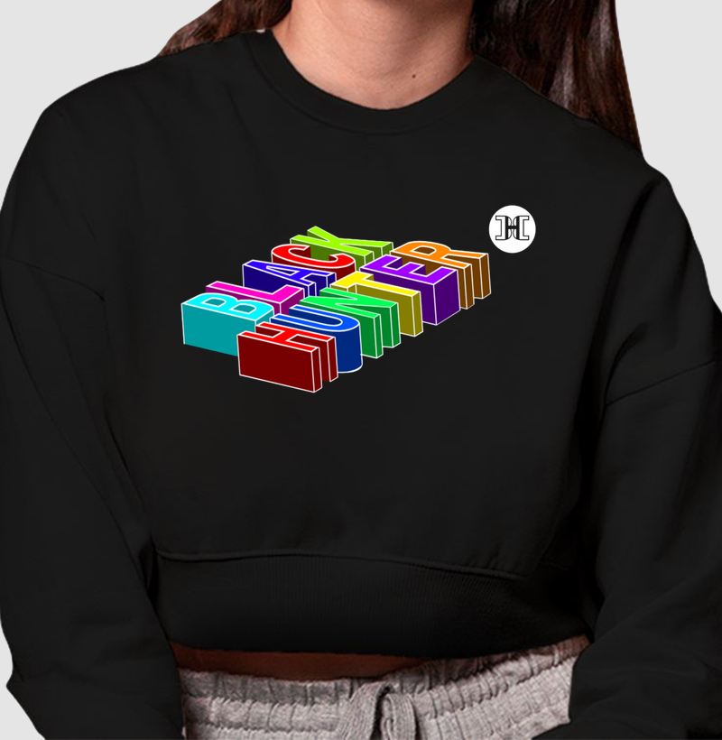 cropped moletom colors deitada black hunter