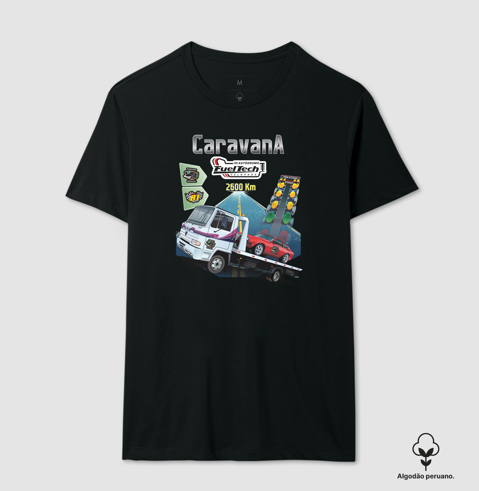 Camiseta Garage Brazil Caravana Fueltech Velopark
