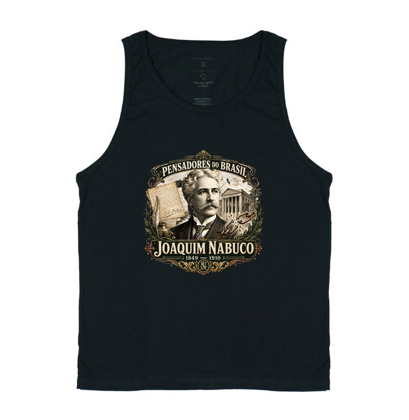 Camiseta joaquim Nabuco - Pensadores do Brasil