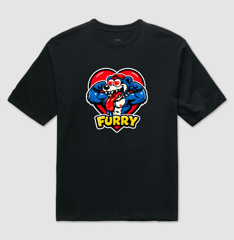 FURRY - Camiseta Oversized