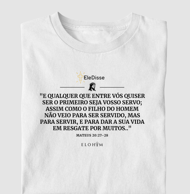 DÊ SUA VIDA EM RESGATE POR MUITOS - ELE DISSE