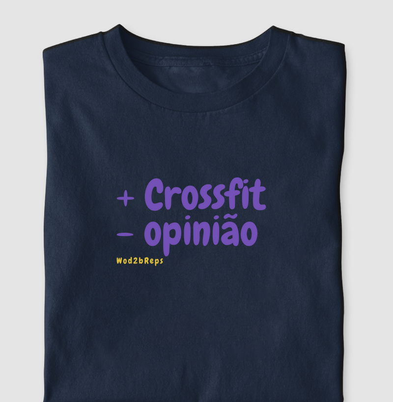 Camiseta + Crossfit - Opinião (masc e Fem)