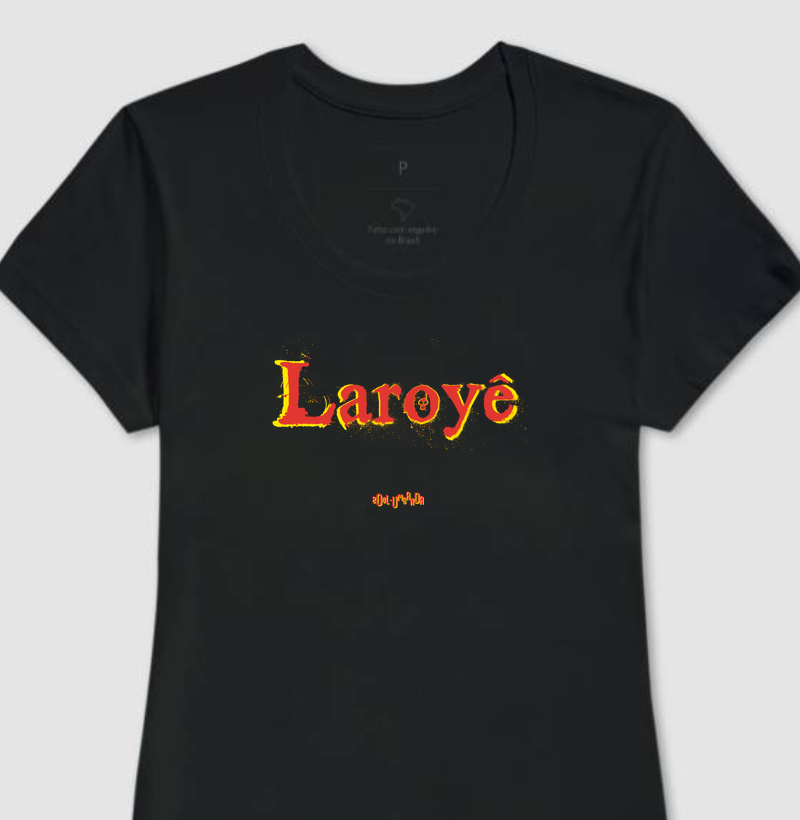 camiseta EXU saudação feminina