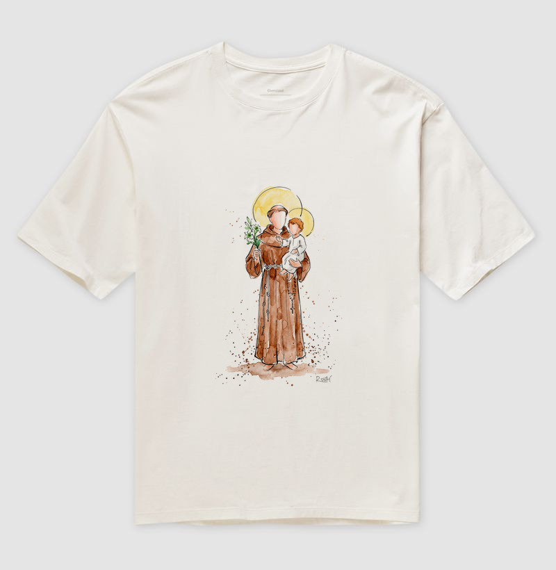 Camiseta Santo Antõnio | Oversized