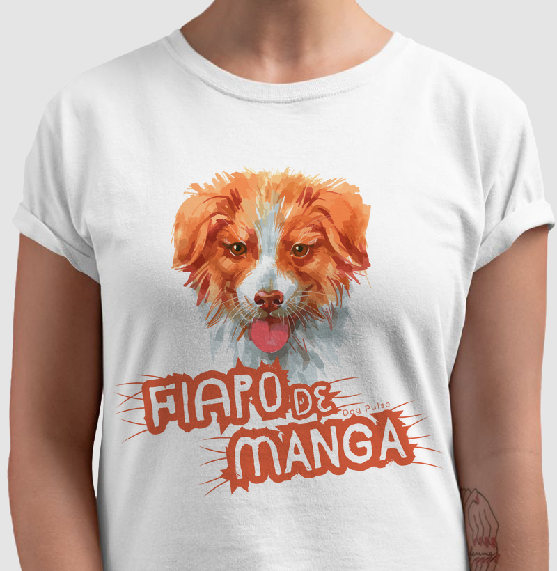 Camiseta Dog Pulse - Fiapo de Manga Brown