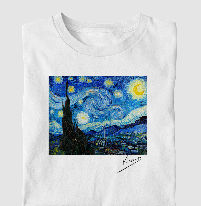 A Noite Estrelada (1889) V2 - Van Gogh