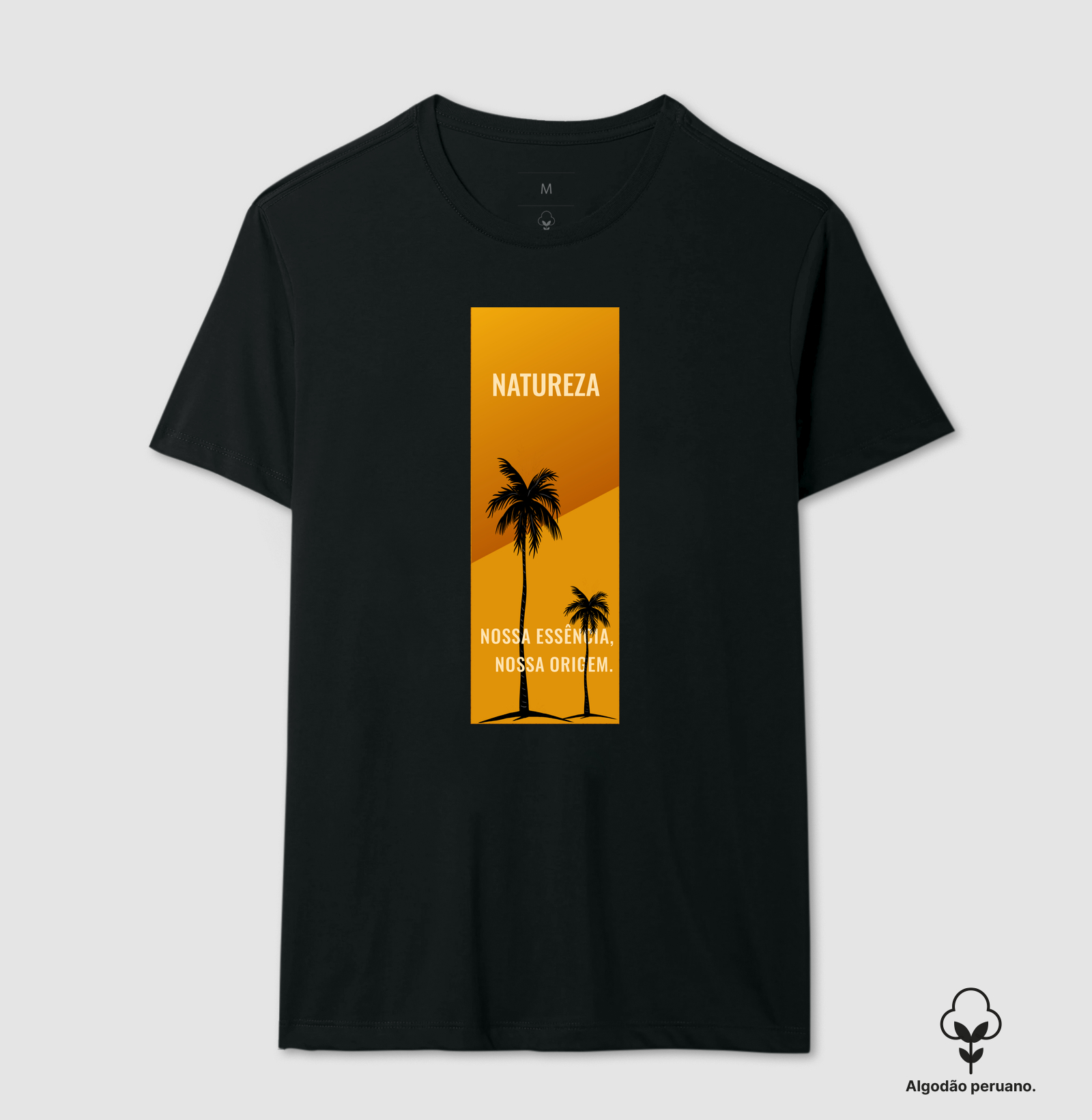 Camiseta Algodão Peruano Natureza (Essência) - Camiseta Algodão Peruano