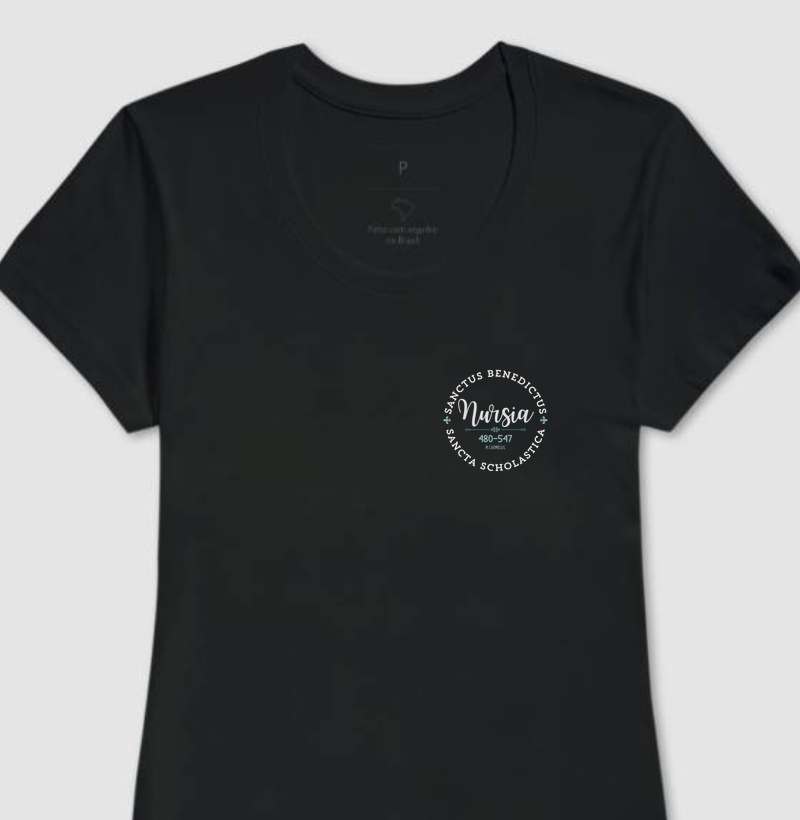 Camiseta Santa Escolástica e São Bento - Camiseta