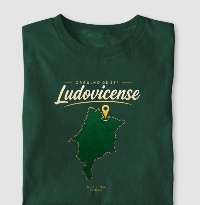 Camiseta Orgulho de ser Ludovicense | OxenteWear