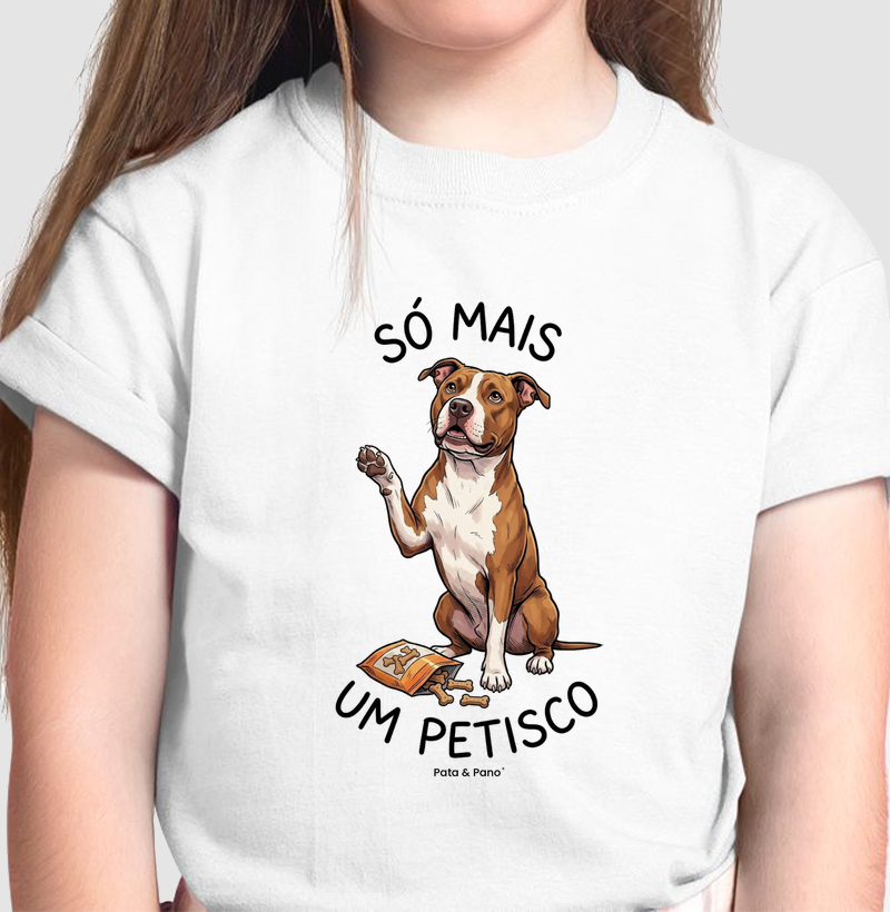 CAMISETA INFANTIL PITBULL PETISCO