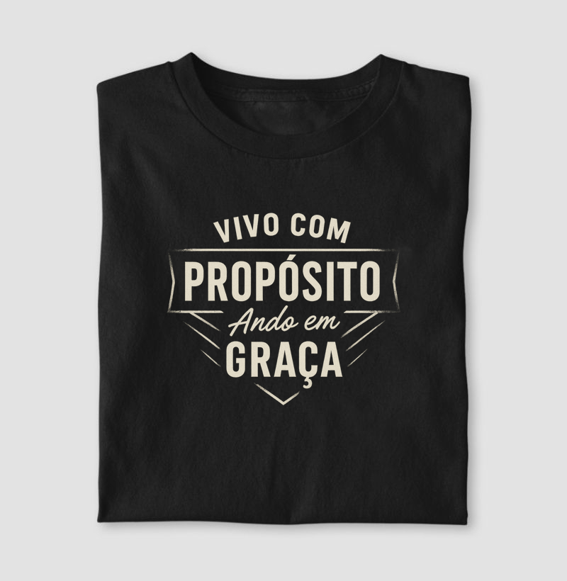 Vivo com propósito, ando em graça