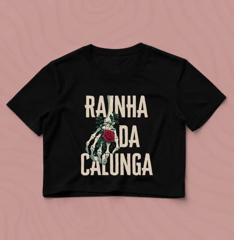 CROPPED RAINHA DA CALUNGA