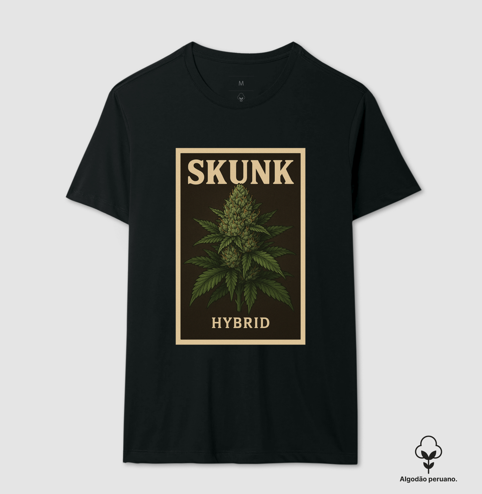 Camiseta algodão peruano - Skunk