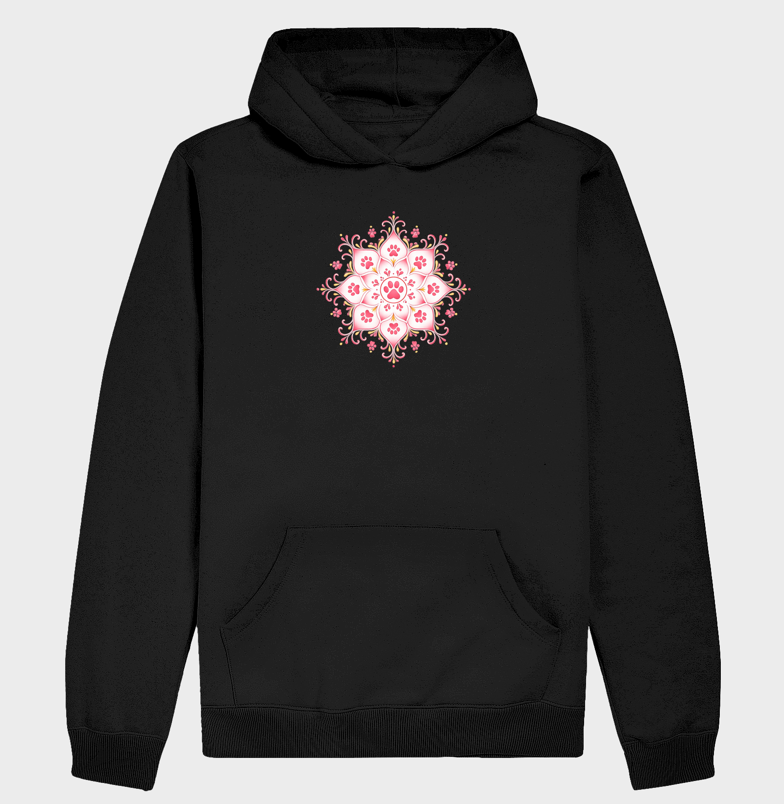 Flor Ornamental de Patinhas - Hoodie Moletom
