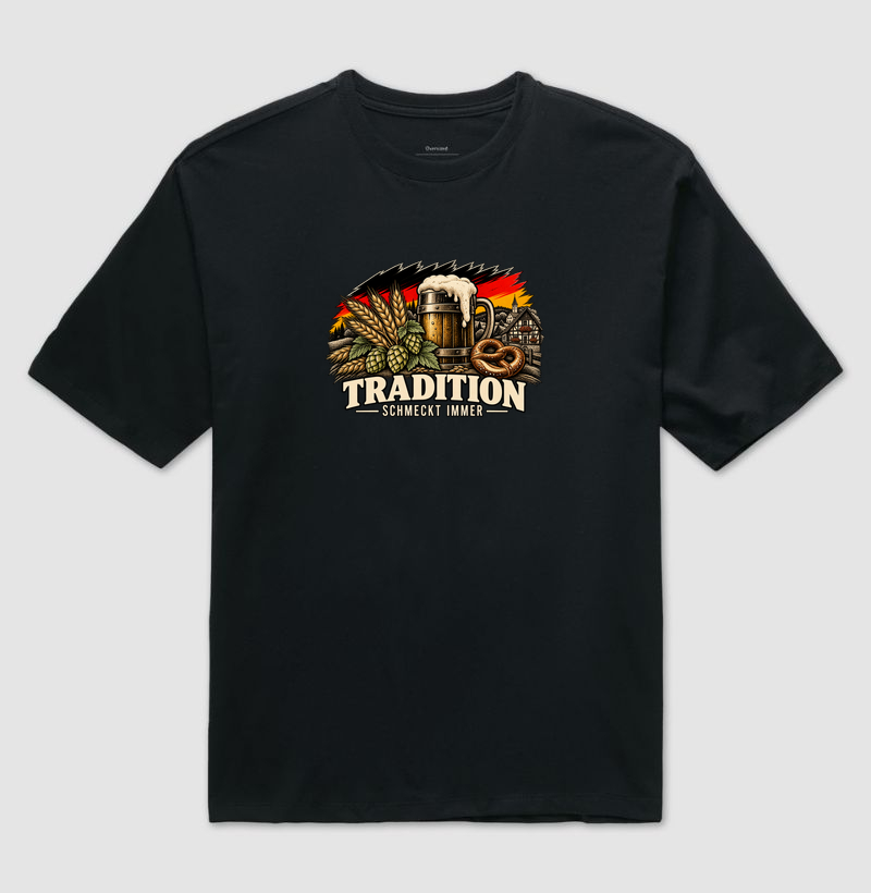 Tradition schmeckt immer - Camiseta Oversized