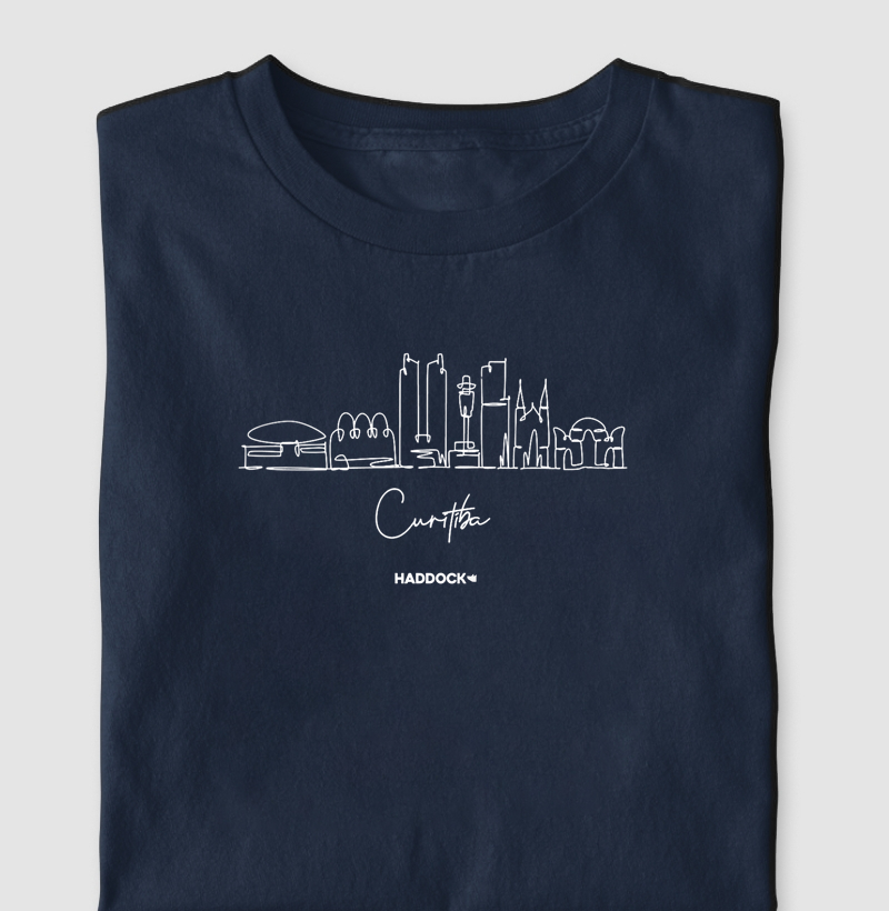 Camiseta Curitiba Linha Contínua