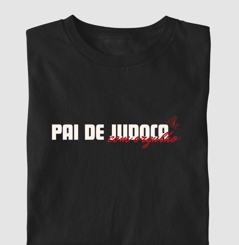 Pai de judoca com orgulho