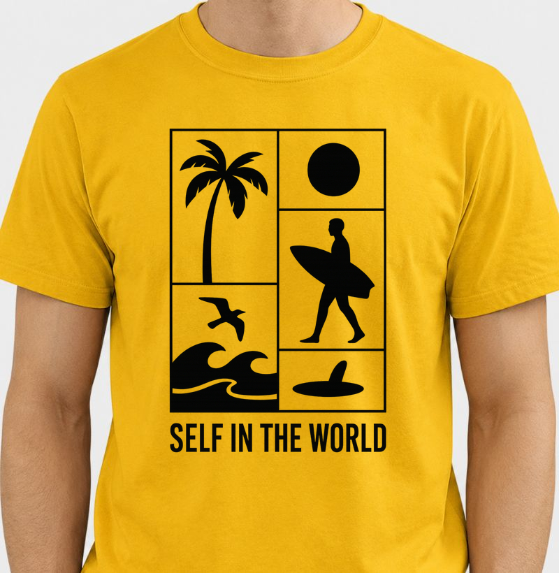 COLLAGE TROPICAL MINIMAL - Camiseta