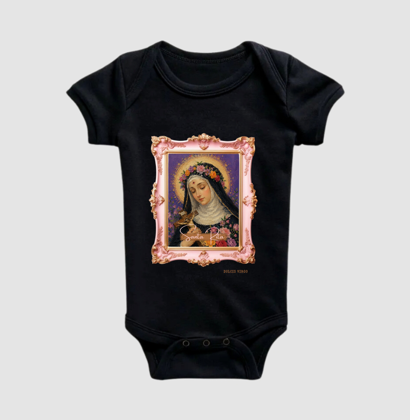 Santa Rita de Cássia - Pintura com Moldura