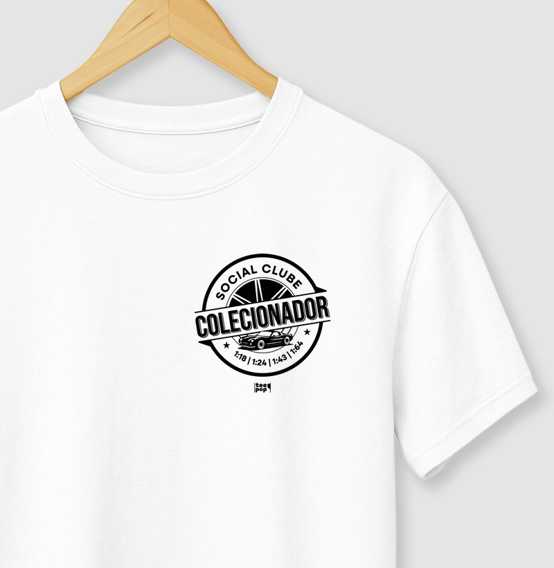 Camiseta selo colecionador social clube miniaturas