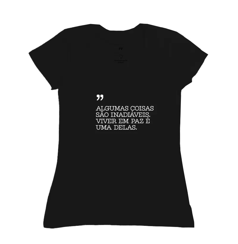 CAMISETA VIVA EM PAZ