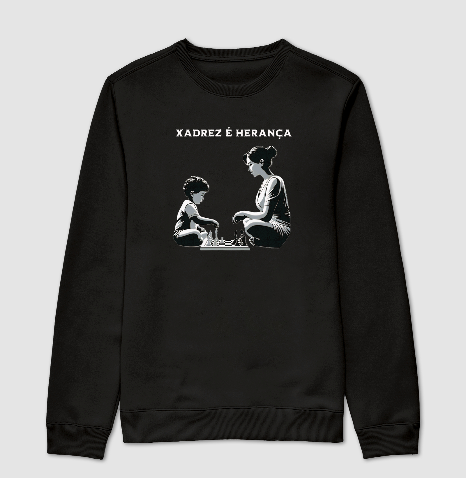 Xadrez é herança - Mãe e menino