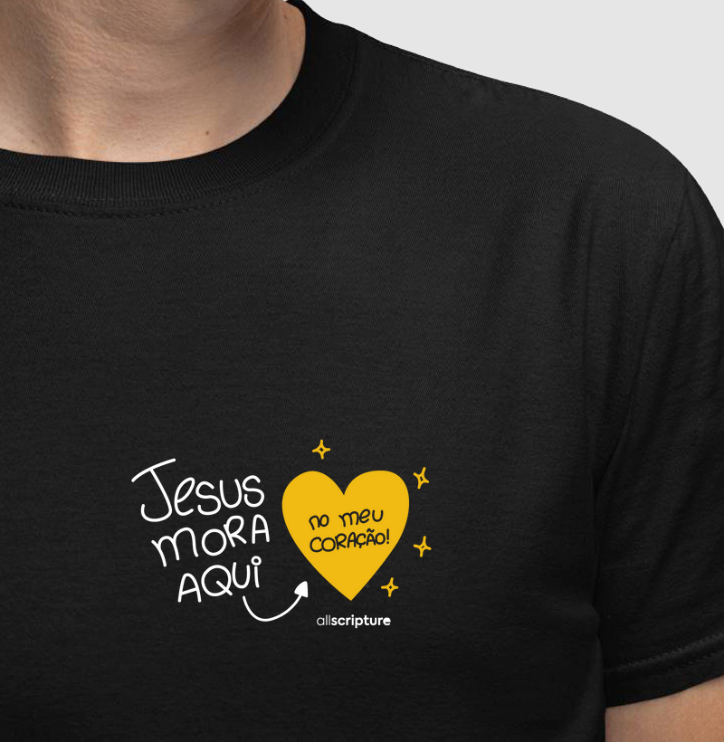 Jesus mora aqui - Amarelo