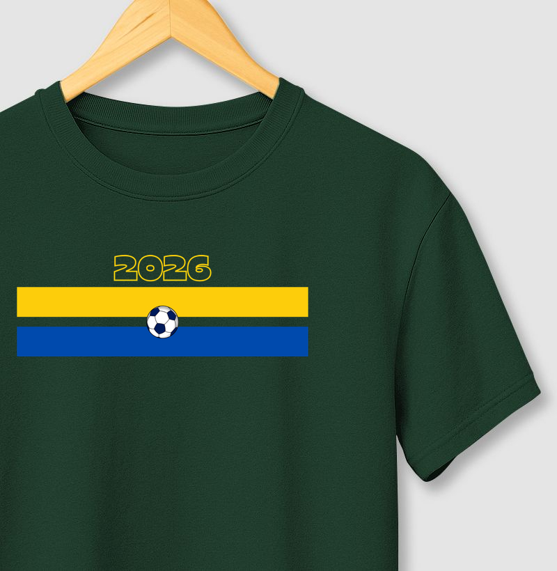 Brasil 2026 - verde com listras