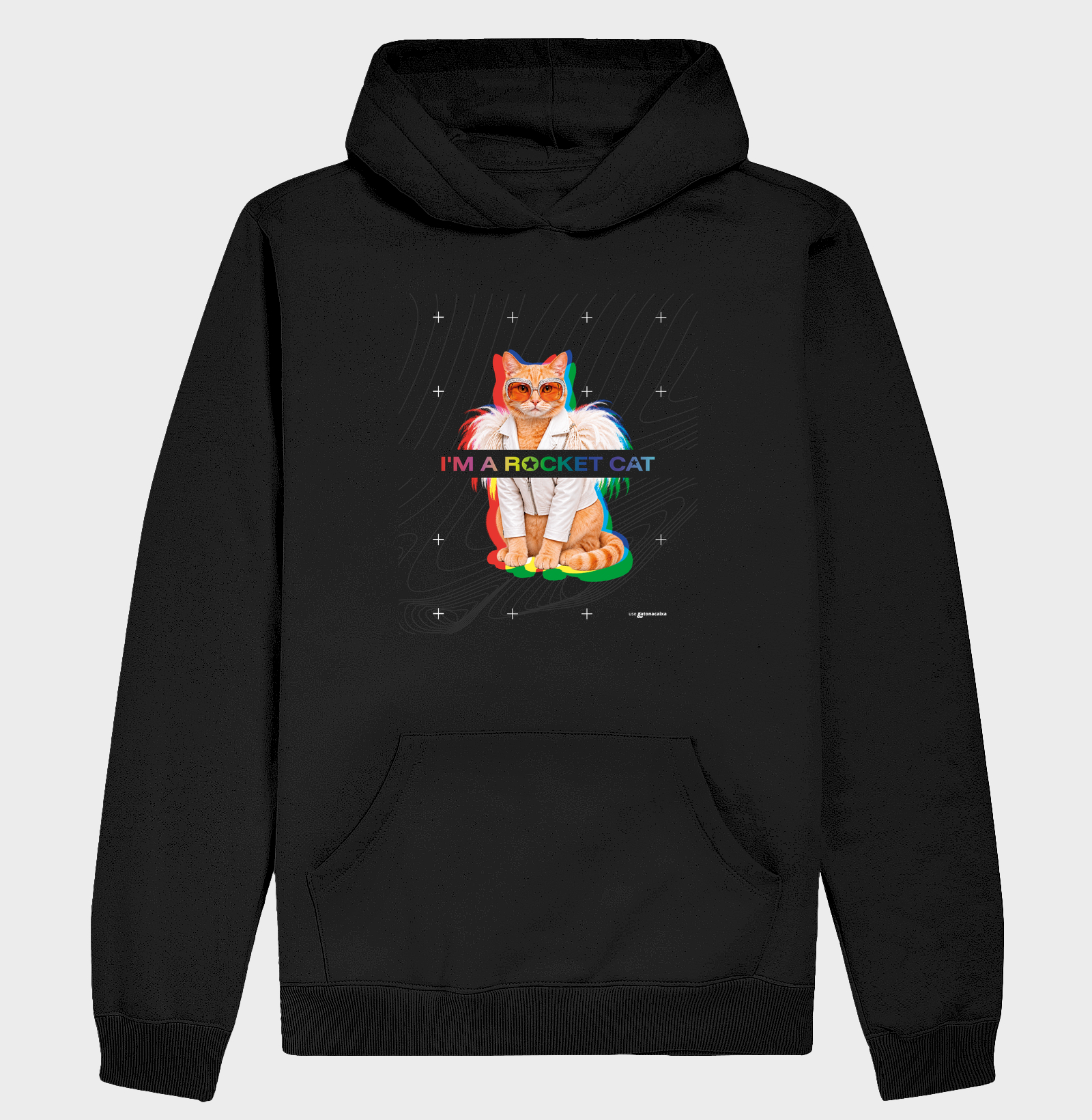 Rocket Cat - Hoodie Moletom