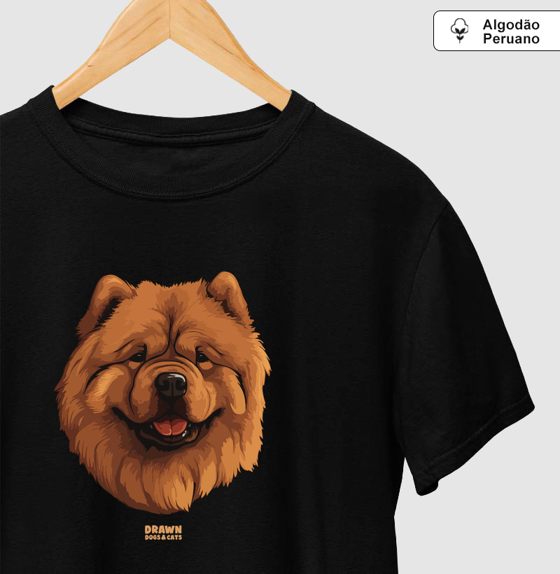 Chow Chow - Camiseta Algodão Peruano