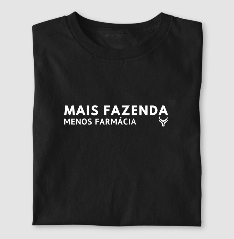 Mais fazenda menos farmácia 