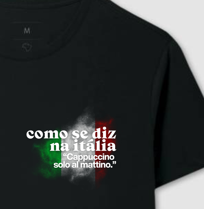 Como se diz na Itália: Cappuccino só pela manhã