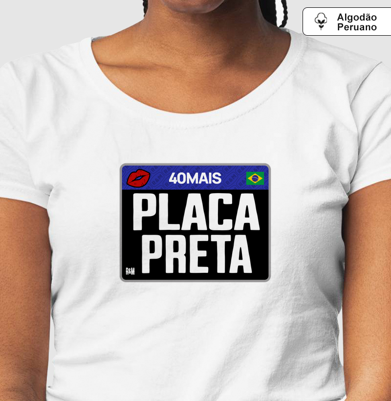 Placa Preta - 40mais
