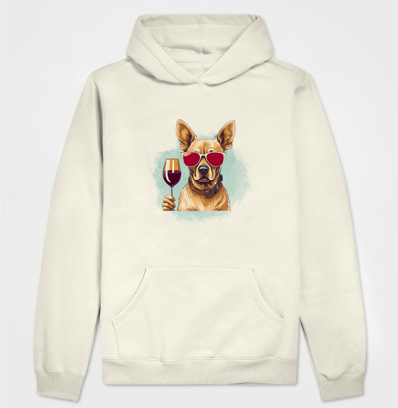 Hoodie Moletom Wine Animals Caramelo