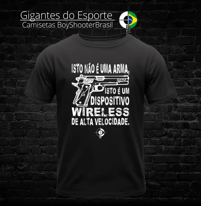 Dispositivo Wireless BoyShooterBrasil - Camiseta