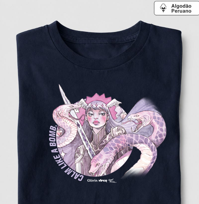 Naga - Guardiãs Viper - Camiseta Algodão Peruano