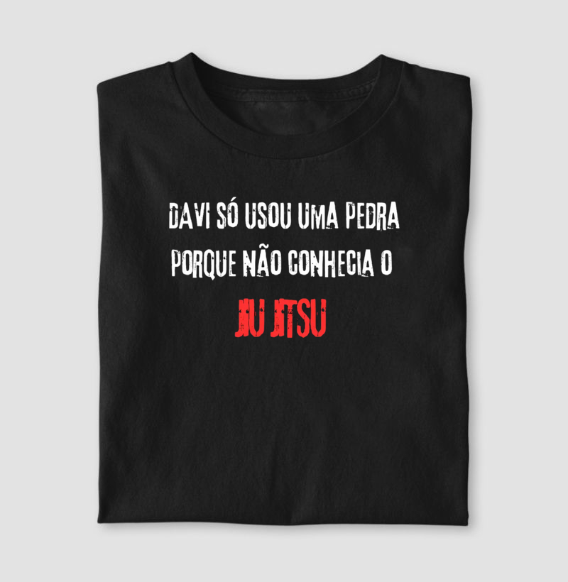 Davi só usou uma pedra porque não conhecia o Jiu Jitsu 