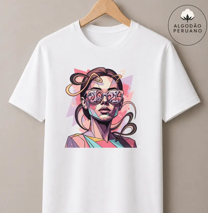 Camiseta Algodão Peruano - Reflexo da Alma 
