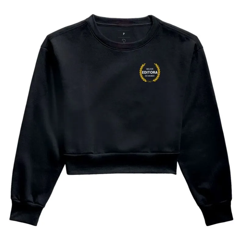 Moletom Cropped - Melhor Editora do Mundo
