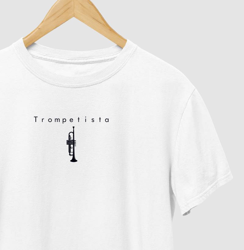 Camiseta Trompete Minimalista - M1