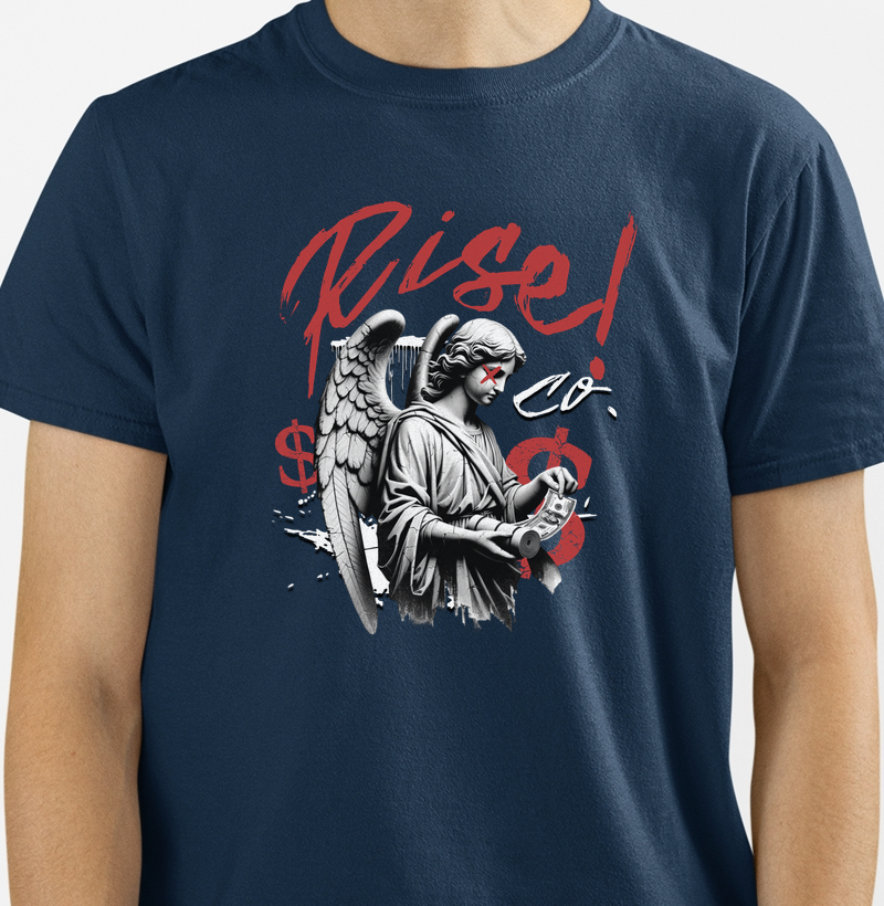 Camiseta Rise! Streetwear Estampa Premium Unissex – Moda Urbana