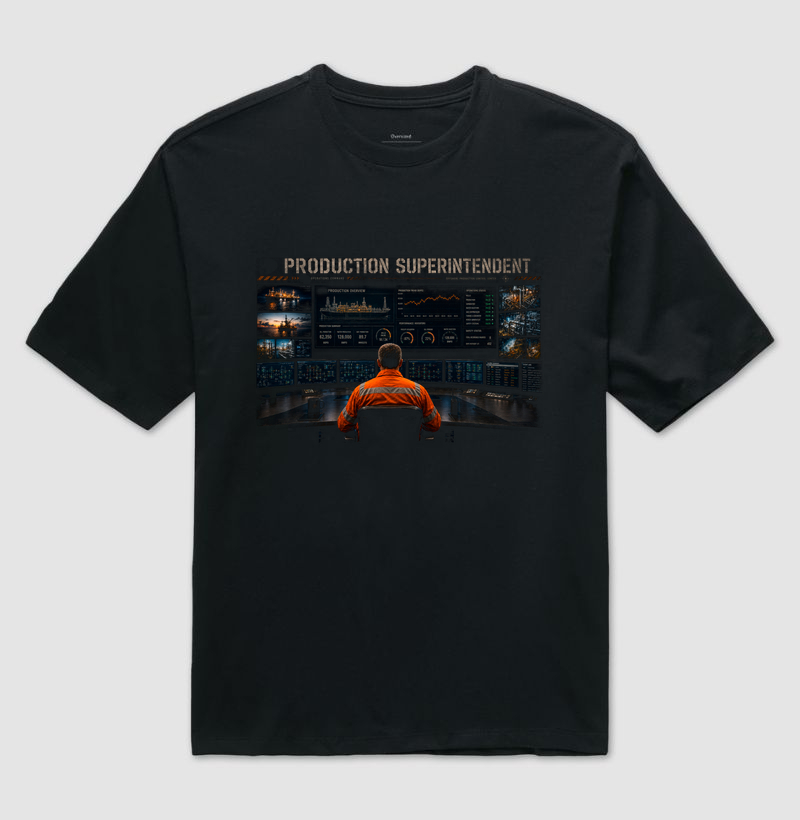 Production Superintendent - 3 - Camiseta Oversized