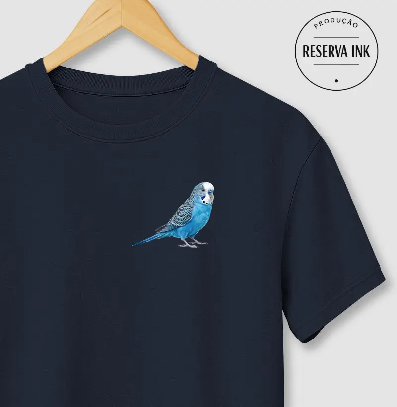 Periquito Azul Minimalista